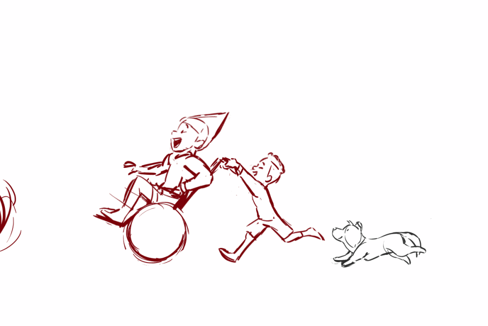 WHEELCHAIR KID ANIMDOG V2